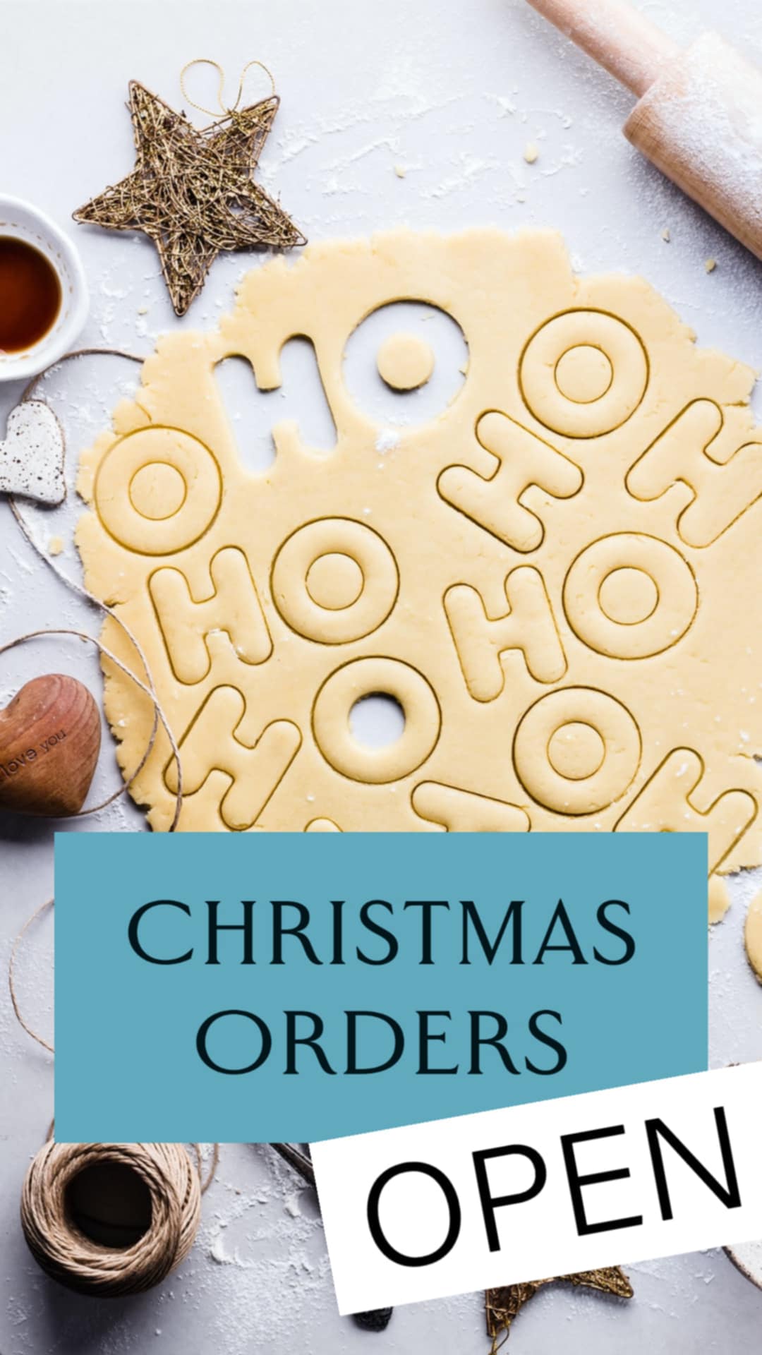 CHRISTMAS COOKIE BOX
